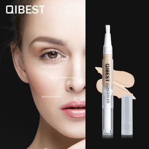 QIBEST stylo correcteur fin rotatif rafraîchissant soyeux imperméable résistant à la sueur hydratant liquide maquillage crayon Pro visage nu maquillage