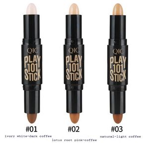 QIC Highlighter Contorno Stick Play 101 Stick Contour Bar Impermeable Brighten Corrector Maquillaje Facial Pen