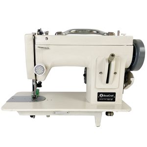 Qihang top Máquinas de coser domésticas de 7 pulgadas Máquina de coser de pie para caminar 106-RP para puntada de ropa de otoño de cuero de piel con función de línea recta
