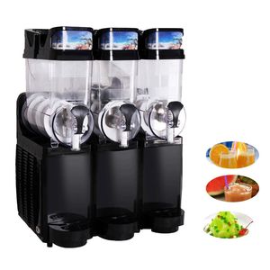 Qihang_top Commercial 3 Réservoir Frozen Drink Slush Slushy Making Machine Smoothie Maker Electric Snow Melting Machine Prix