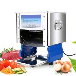 Qihang_top Accueil Électrique Commercial Shred Dice Viande Légumes Cutter Machine De Découpe Industrielle Viande Fraîche Trancheuse Prix