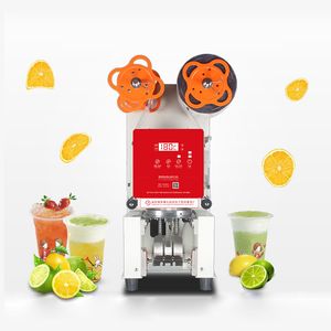 Qihang_top Machine à sceller les tasses automatique intelligente professionnelle Machine à emballer commerciale pour lait ou thé en plastique/papier
