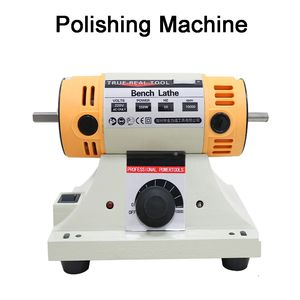 Qihang Top Tools Poolner Verticaal Vliegtuig Polijstmachine voor DIY Woodworking Jade Jewelry Bench Draaibank Motor Knijgen Machine 220V 350W