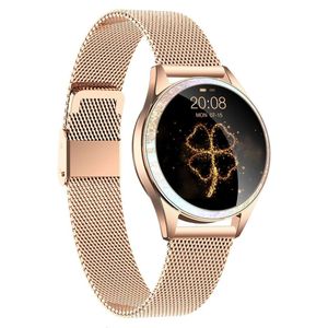 Qiwo KW20 Dames Smart Horloge Armband Mode Accessoires Hartslagmeter Stap Fysiologische Periode IP68 Waterdicht