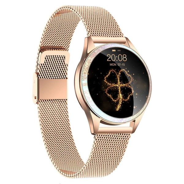 Reloj inteligente Qiwo KW20 para mujer, pulsera, accesorios de moda, medidor de ritmo cardíaco, período fisiológico, resistente al agua IP68