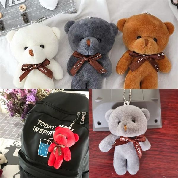 Qixi Festival Saint Valentin Peluche Pendentif Siamois Teddy Bear Bow Tie Bear Sac Accessoires Accessoires Petit Cadeau Poupée Porte-clés 230 U2