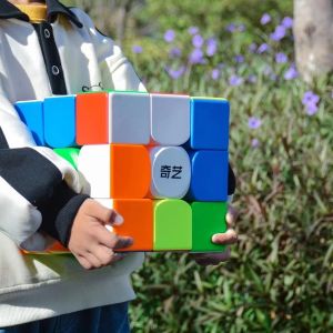 Qiyi Warrior Plus 3x3x3 Magic Cube 18.8cm 3x3 Cube Big Cube Speed Cube 3x3 Magic Cubes Professional Cube Toy For Children Cadeau