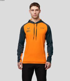 Qj35 2023 Formula One Men's Fashion Hoodies Sweatshirts F1 Racing Team the New Mclaren Hooded Fleece Au Printemps Automne Loisirs Outdoor Fleece