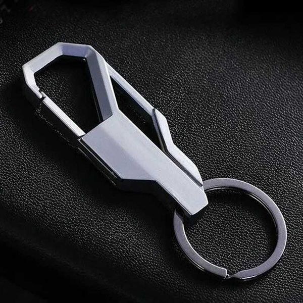 Keychains QJEZ LOCYARDS 3 Color Key Chain Key Ring Silver Color Color Inclay Cléchette pour hommes classiques Clé Clean Chain Romantic Gift For Man Women D240417