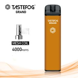 QK heetste Tastefog Oplaadbare elektronische sigarettenvapen fabriek groothandel wegwerpverdamper 12 ml 650 mAh batterij voor USA Australia Markets