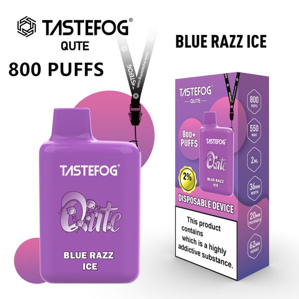 Nueva bobina de malla desechable Vape 800 Puff Cigarrillo electrónico Tastefog Venta al por mayor directa de fábrica Calidad superior 15 sabores de E-líquido 2% Nic 15 sabores