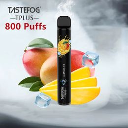 OEM Vape jetable 800 bouffées Pod jetable stylo à cigarette électronique TPD CE RoHS approuvé en gros 11 saveurs anglais espagnol paquet