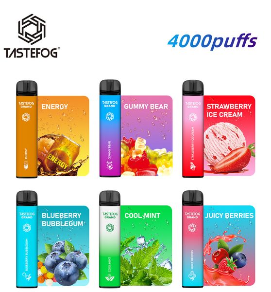 QK Tastefog 2022 Vape Batería recargable E-Cigarette-Starter-Kits Pod 4000 Puff Factory al por mayor