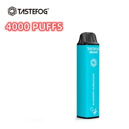 QK Tastefog Grand Grossiste 4000 Puffs Pod 12ml Jetable E-Cigarette Vape Pen Top Qualité Avec Batterie Rechargeable 650mAh Usine Prix En Vrac