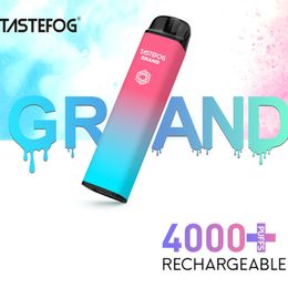 QK Tastefog Mesh spiraal Disposable Vapes 4000 Puff Sigaret 5% 12 ml Oplaadbare 650 mAh Batterij Factory Groothandel Amerika en Australië Market