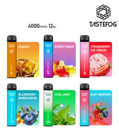 QK Tastefog Date Batterie rechargeable Puffbars jetables Vape 4000 Puffs Plus Usine de gros