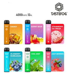 QK Tastefog Date Batterie rechargeable Puffbars jetables Vape 4000 Puffs Plus Usine de gros
