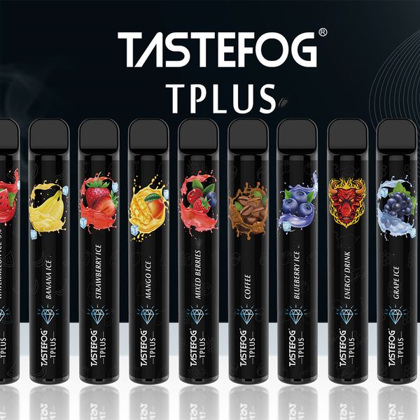 QK TasteFog TasteFog TPLUS plus chaud 800puffs Disposable Vape 800 2ML POD TPD Vaporisateur de cigarette électronique