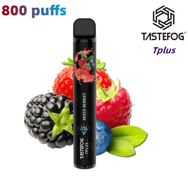 QK TasteFog TasteFog TPLUS HOTTOT 800PUFSS Disposable Vape 800 Puff 2ML Pod TPD Electronic Cigarette Vaporiszer Fabricant en gros