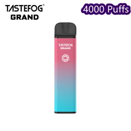 QK Vaper Tastefog Grand Stylo Vape jetable rechargeable en gros E Cigarette 4000 bouffées Vente chaude en Europe Bobine de maille avec batterie rechargeable EVape Factory