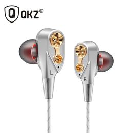QKZ CK8 bedrade hoofdtelefoon met microfoon 3,5 mm plug in-ear ruis annuleren telefoon oordopjes gamer headset goedkoop hoorzittingen hifi hifi