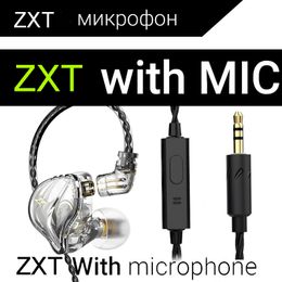 QKZ ZXT EDX PRO Écouteurs Écouteurs pour téléphone portable 1 Écouteurs de basse HIFI dynamiques Écouteurs intra-auriculaires Sport Casque antibruit ES4 ZST X ED9