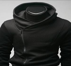 Qltrade_3 Hot Sales Heren Zip Slim ontworpen hoodie jas ins Black Top Coat3766268