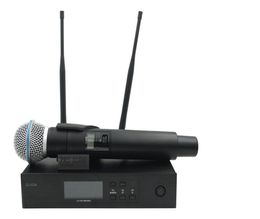 Système de Microphone sans fil professionnel QLXD4 UHF avec émetteur portable BETA58A QLX pour scène karaoké Vocal en direct Speech4367138