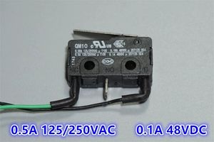 Microinterruptor QM10 Microinterruptor de contacto chapado en oro interruptor de viaje normalmente abierto y normalmente cerrado micro 0.5A interruptor táctil de luz de señal