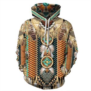 Qnpqyx indian native harajuku mannen hoodies casual kleurrijke trainingspak nieuwe mode 3d volledige print hoodie / sweatshirts / jas vrouwen dropshipping