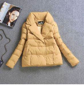 QNPQYX nueva moda chaqueta de mujer abrigo Parkas femeninas ropa de algodón chaquetas cortas de otoño invierno nuevo estilo delgado para mujer