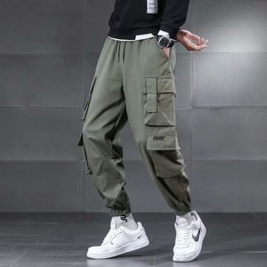 QNPQYX New Man's Streetwear Pants Loose Jogger Casual Track Sport Pants Hombres con bolsillo Hip Hop High Street Pantalones