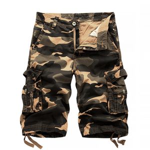 QNPQYX Nouveau militaire Camo Cargo Shorts été mode Camouflage multi-poches Homme armée décontracté Shorts Bermudas Masculina grande taille 40