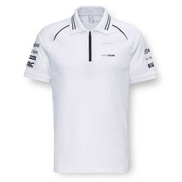 Qo3s 2023 Formula One Men's Fashion Polo F1 Racing Team 2023 New Summer Mavericks Official Website Same Driver T-shirt met korte mouwen