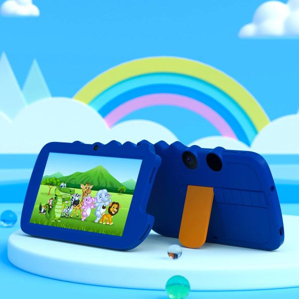QPS Best Gift 7 pulgadas para niños Tableta Niños preinstalados Aplicación educativa Android Tablet PC para niños