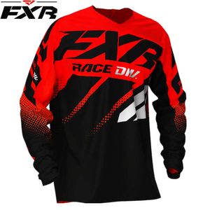 QQ3F T-shirts masculins FXR New Downhill Jersey Motocross Shirt Moto Cross Country Polera Mtb Motorcycle Mountain Bike Long Manche