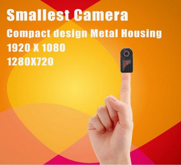 QQ6 Mini cámara Full HD 1080P Micro cámara gran angular con sensor de detección de movimiento HD USB Mini DV Kamera Videocámara de visión nocturna5827070