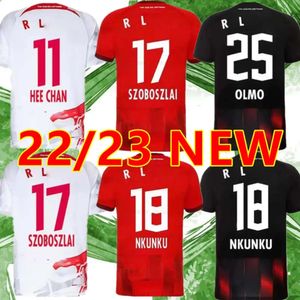 QQQ8 2022 2023 Rbl Soccer Jerseys Leipziges Poulsen Forsberg 22 23 Bundesliga Sabitzer Camisetas de Futbol Men Kid Kit Kit Socks complets sets