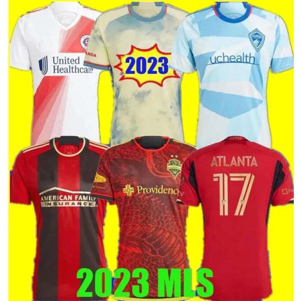 Qqq8 2023 2024 New York Red Colorado England Rapids camisetas de fútbol 23 24 Roldán Ruidiaz Lodeiro Revolución Seattle Sounders Fútbol