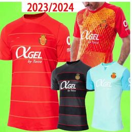 Qqq8 2023 2024 Rcd Mallorca Voetbalshirts Heren Set Kinderkit Lee Maffeo Sanchez Abdon A. Raillo Valjent Muriqi Baba Grenier Copete 23 24 Heren