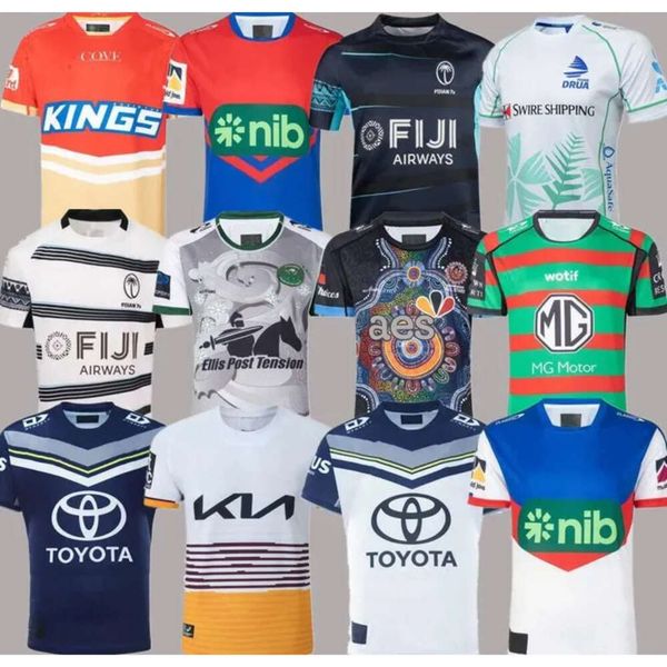 qqq8 2023 Liga Australiana Australia Fiji Druya Rugby Camiseta local y visitante Tradicional nativa del norte S-5xl