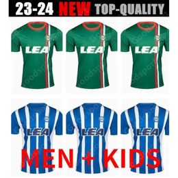 Qqq8 2324 Deportivo Alaves Maillots de football 2023 2024 Lejeune Duarte Abqar Rioja Sylla De La Fuente Alkain Guridi Maillot de football Borga Ibai