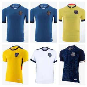 Qqq8 Ecuador 2023 2024 Voetbalshirts Pervis Estupinan Thuis Weg 22 23 24 J. Cifuentes Gonzalo Plata Michael Estrada Voetbalshirts