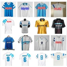 qqq8 Voorverkoop Retro Ribery Barthez Ravanelli Gallas Voetbalshirts 1990 1991 1992 1993 1998 1999 2000 2003 2004 2005 Papin Boli