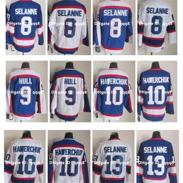 Qqq8 Maillot de hockey vintage CCM Teemu Selanne KEITH TKACHUK JIM KYTE DALE HAWERCHUK SHANE DOAN TIE DOMI BOB ESSENSA STEEN LUCIEN