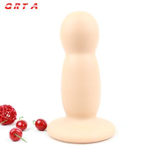 QRTA énormes produits de sexe Butt Plug Jouets vie nocturne sexy gode en silicone étanche Stimulant gros plug anal unisexe pour femmes hommes Y18110802