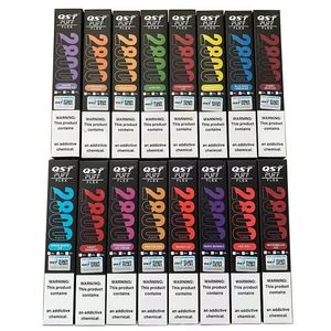 QST Puff 2800 Puff Flex jetables Vape e cigarettes vape desechable pods 850mah batterie pré-remplie 8ml vapes jetables vape 2800