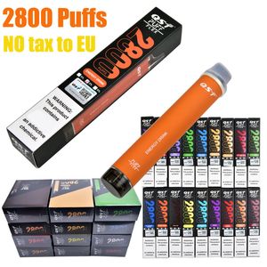 QST Puff Flex 2800 Puffs Wegwerp e-sigaretten vape-pen-apparaat met mesh-spoel