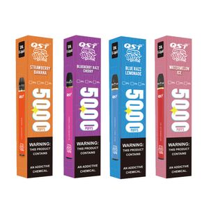 QST Vape Pen 5000 Puffs QST Filex Max Kit de cigarettes électroniques jetables Vape 650mAh Batterie 5000Puffs Vapeurs pré-remplies de haute qualité