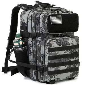 QT QY 50L militaire tactique sac à dos armée sac chasse MOLLE GYM pour hommes EDC randonnée en plein air sac à dos sorcière porte-bouteille y240202